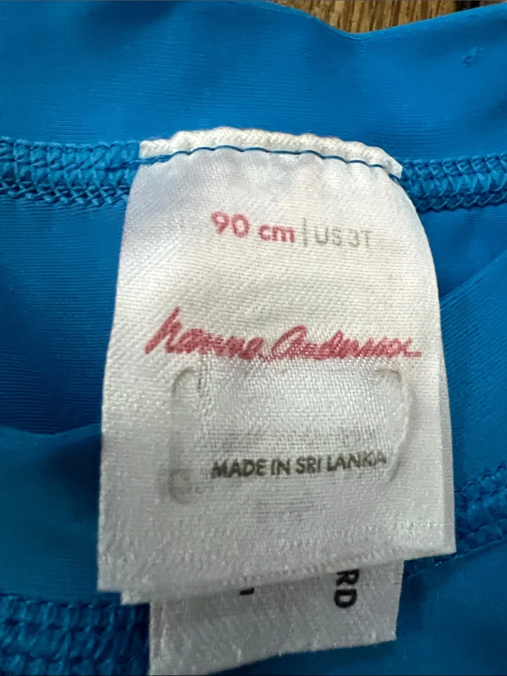 Hanna Andersson Blue Surf Van Long Sleeve Swim Top Rashguard Size 3T